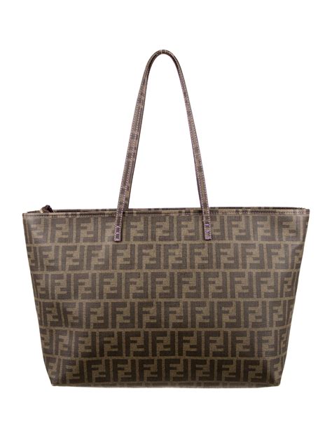 fendi roll monster tote|fendi zucca roll tote.